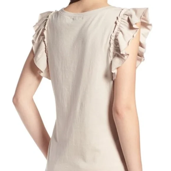 CHELSEA28 Asymmetrical Ruffle Top - Picture 2 of 6